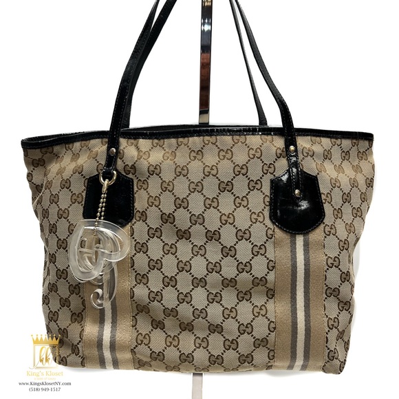 Gucci Sherry Line Tote Bag Supreme Jolie - Picture 1 of 16